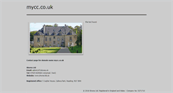 Desktop Screenshot of mycc.co.uk